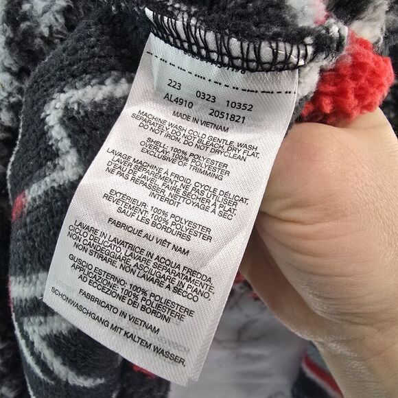 Columbia Jacket Womens XL Red Black Fleece Quarter Zip Fuzzy Westbound - Picture 8 of 10